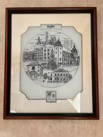 Glasgravure ‘Duffel’, Antiek en Kunst, Ophalen