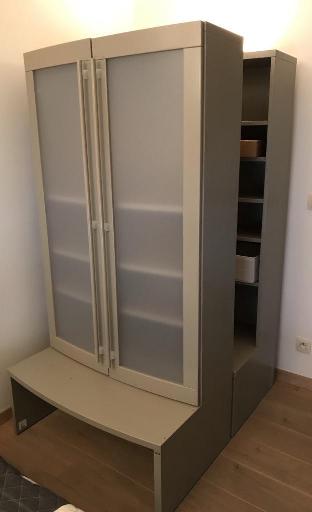 Stokke Keep kleerkast, Kinderen en Baby's, Kinderkamer | Commodes en Kasten, Gebruikt, Kast, 105 cm of meer, 100 cm of meer, 50 tot 70 cm