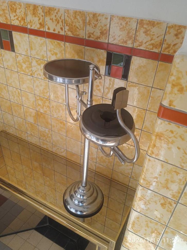 Cendrier à colonne Art Déco, Antiquités & Art, Antiquités | Meubles | Tables, Enlèvement