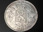 5 francs 1865 Leopold II zilver, Postzegels en Munten, Ophalen of Verzenden, Zilver, Zilver
