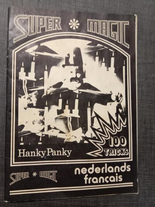 Super magic – Hanky Panky – 100 tricks, Boeken, Hobby en Vrije tijd, Gelezen, Overige onderwerpen, Geschikt voor kinderen, Ophalen of Verzenden