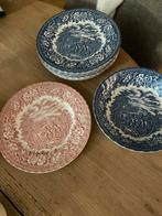 Lot de 9 assiettes Aynsley (Angleterre) – ironstone., Enlèvement