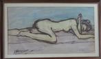 JOZEF (JOS) MOUS / NAAKTE VROUW / ORIGINEEL WERK / 66x110cm, Enlèvement