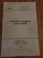 Manuel mitrailleuse Browning .50, Collections, Livre ou Revue, Armée de terre, Enlèvement ou Envoi