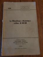 Manuel mitrailleuse Browning .50, Livre ou Revue, Armée de terre, Enlèvement ou Envoi