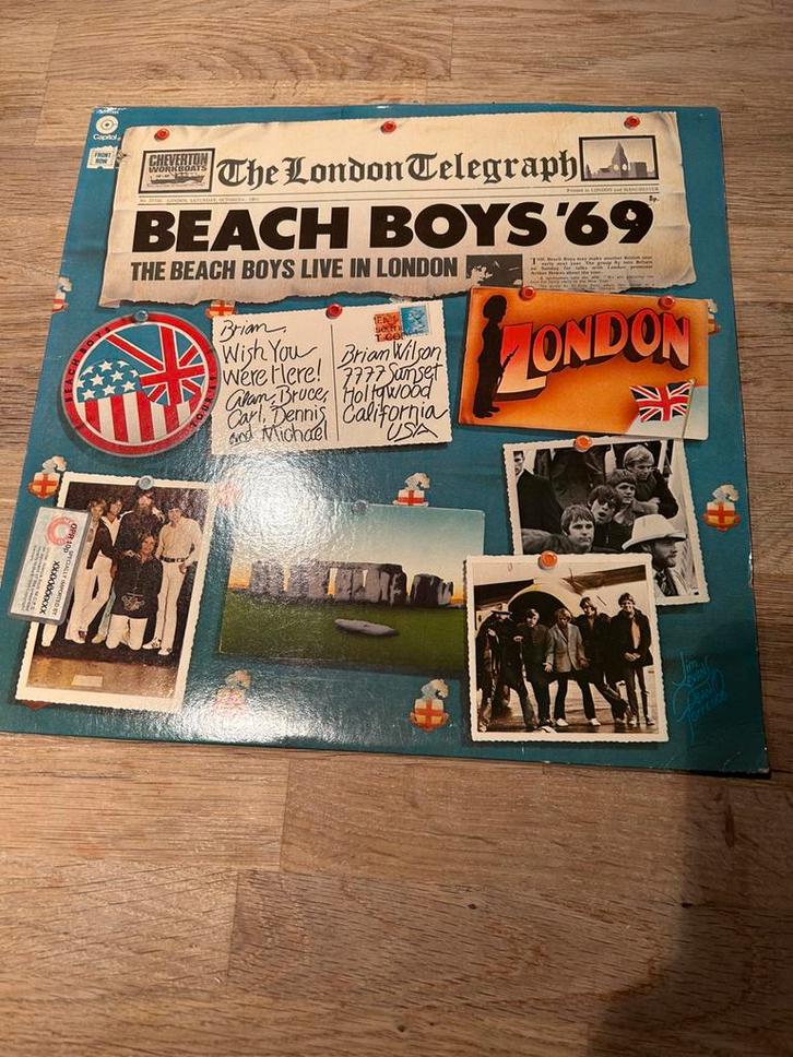 Vinyl LP - The beach boys /Beach Boys '69 Live in London, CD & DVD, Vinyles | Compilations, Comme neuf, Pop, 12 pouces, Enlèvement