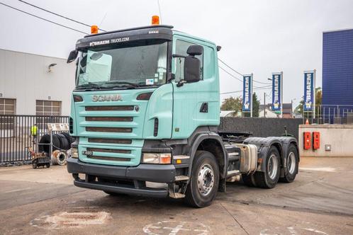 Scania R400+E5+MANUAL+HYDR+LAMES/BLAD (bj 2009), Auto's, Vrachtwagens, Bedrijf, Te koop, Airconditioning, Elektrische ramen, Scania