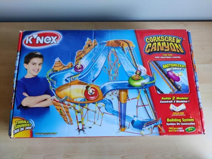 K'NEX Corkscrew Canyon, Kinderen en Baby's, Speelgoed | Bouwstenen, Gebruikt, K'nex, Ophalen of Verzenden