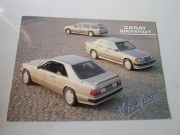 MERCEDES - BENZ CARAT - DUCHATELET, BROCHURE beschikbaar voor biedingen