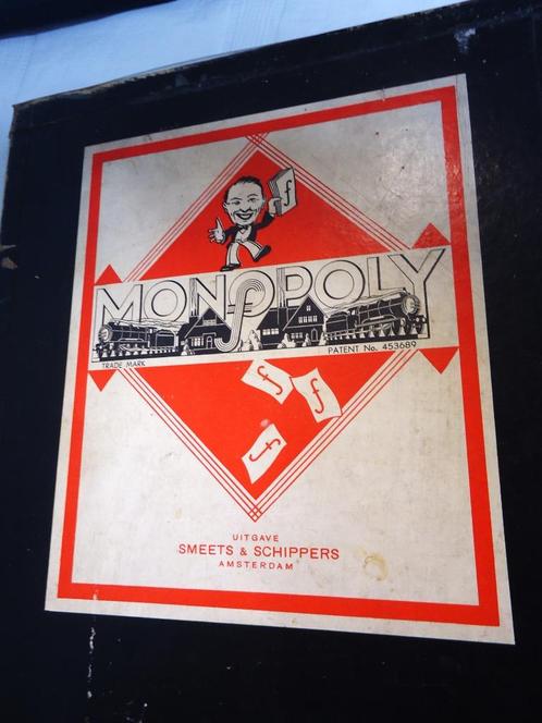 Monopoly jaar 1961 Vintage Gezelschapsspel🤗💑, Hobby en Vrije tijd, Gezelschapsspellen | Bordspellen, Gebruikt, Een of twee spelers
