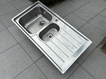 Afwasbak inox, Enlèvement, Utilisé