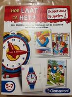 leer de klok lezen, Ophalen, Gebruikt