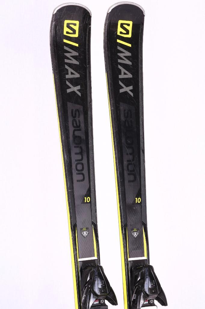 155 skis SALOMON S/MAX 10 Ti, âme en bois, titane, Sports & Fitness, Ski & Ski de fond, Utilisé, Skis, Salomon, Carving, Enlèvement ou Envoi