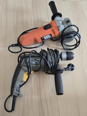 Boormachine en slijpmachine combo beschikbaar voor biedingen