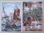 2 LIEBIG cards Sang. 448: GERMAN ed. :Wo ist ... /1985, Verzenden, Zo goed als nieuw, Voor 1940, Prent