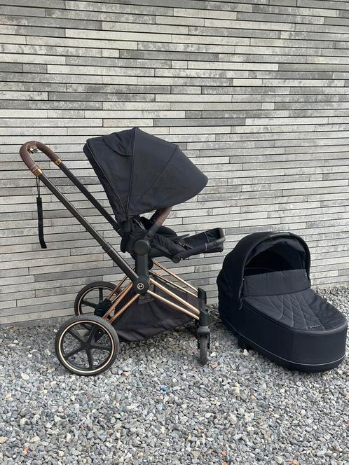 Cybex Priam bundle roségold - frame+koets+buggy+autostoel+.., Kinderen en Baby's, Kinderwagens en Combinaties, Zo goed als nieuw