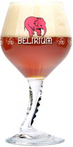 Delirium slurf bier glazen 8 stuks, Nieuw, Ophalen, Bierglas