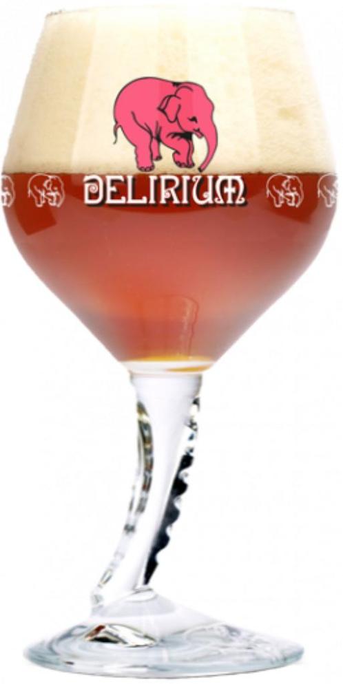 Delirium slurf bier glazen 8 stuks, Verzamelen, Glas en Drinkglazen, Nieuw, Bierglas, Ophalen