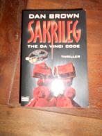 Dan Brown -SAKRILEG - the da vinci code, Ophalen of Verzenden