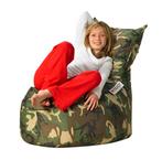 Grand Pouf Poire Bean Bag Sit & Joy Balina camouflage, Huis en Inrichting, Ophalen, Zo goed als nieuw