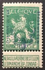 1915 SPOORWEGEN  (TR48) MH. Gom. N°:110., Postzegels en Munten, Orginele gom, Ophalen of Verzenden, Postfris, Treinen