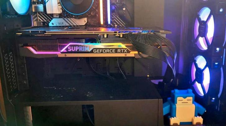 RTX 3070 msi suprim x top staat, Computers en Software, Videokaarten, Zo goed als nieuw, Ophalen