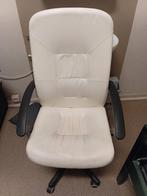 Chaise de bureau à vendre, Maison & Meubles, Enlèvement, Utilisé, Blanc, Chaise de bureau