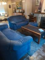 Salon 3 en 2 zit + poef microfiber stof, Ophalen, Stof