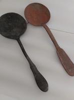 Bodemvondsten, 2 antieke paplepels, Antiek en Kunst, Ophalen