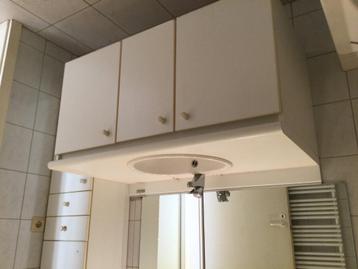 Wastafelkast en kolomkast, Ophalen, Gebruikt, 100 tot 150 cm, Wastafelkast