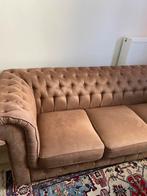 Velvet chesterfield look , zetel 3 zit, Huis en Inrichting, Ophalen, Zo goed als nieuw