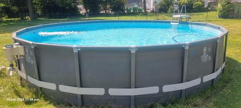 INTEX ULTRA XTR diameter 6,1m x 1,22 m rond, Tuin en Terras, Zwembaden, Gebruikt, Opzetzwembad, 80 tot 120 cm, Rond, Ophalen