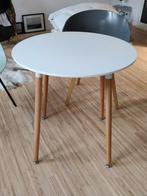 Ronde eettafel van 80 cm, Huis en Inrichting, Ophalen, Gebruikt, 50 tot 100 cm, Rond