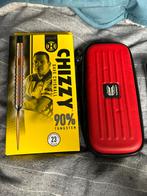 Chizzy darts + case, Sport en Fitness, Darts, Ophalen of Verzenden, Zo goed als nieuw, Pijlen