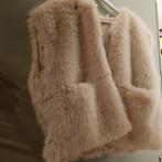 Gilet sans manches Fausse fourrure Grand, Beige, Comme neuf, Enlèvement, Taille 42/44 (L)