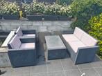 tuinset, kleine gebruikssporen. Met kussentjes, Ophalen