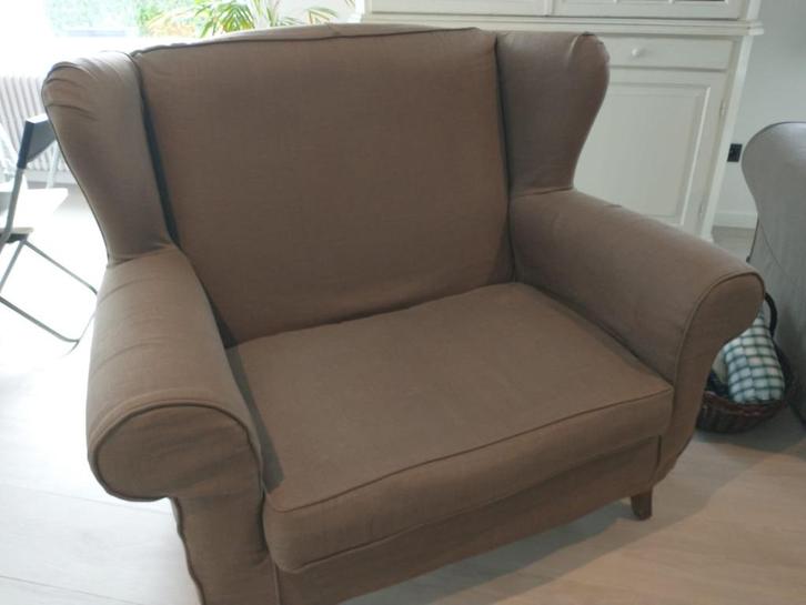Love seat, Huis en Inrichting, Zetels | Zetels, Gebruikt, Rechte bank, Tweepersoons, Minder dan 150 cm, 75 tot 100 cm, Stof, Ophalen