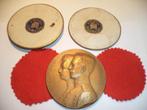 1926 Medaille DEVREESE huwelijk Mariage Leopold III Astrid, Postzegels en Munten, Penningen en Medailles, Ophalen of Verzenden