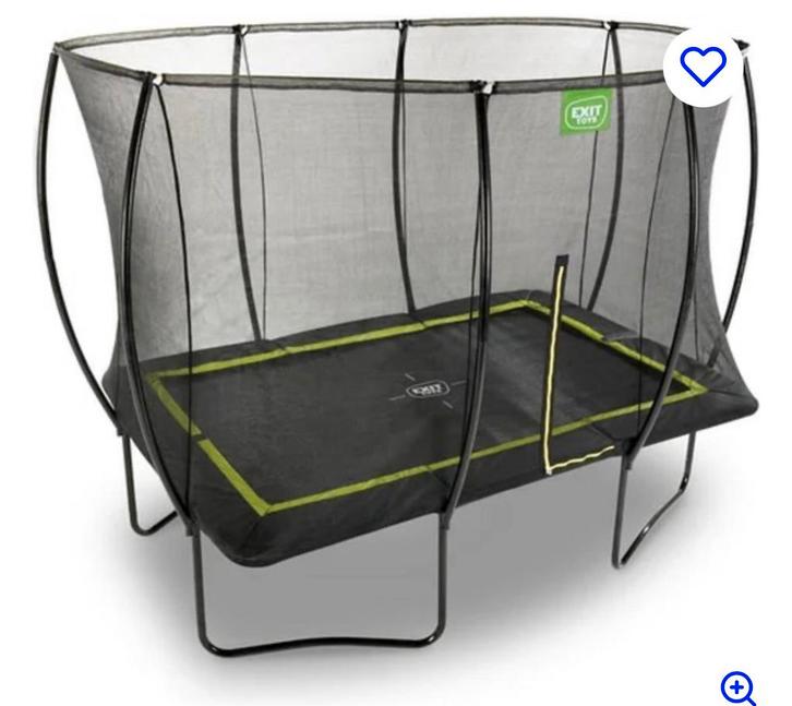 Trampoline EXIT zwart, Kinderen en Baby's, Speelgoed | Buiten | Trampolines, Zo goed als nieuw, Ophalen