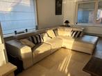 lederen sofahoek met elektriche relax, Huis en Inrichting, Ophalen, Zo goed als nieuw, Modern
