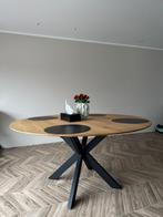 Mooie ronde eikentafel, Ophalen, Zo goed als nieuw