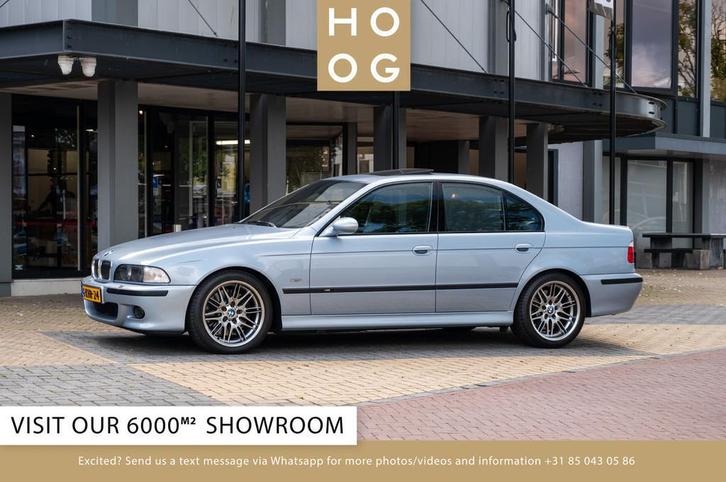 BMW M5 E39 4.9 V8 (bj 1999), Auto's, Oldtimers, Bedrijf, Te koop, Lederen bekleding, BMW, Benzine, Berline, 4 deurs, Handgeschakeld