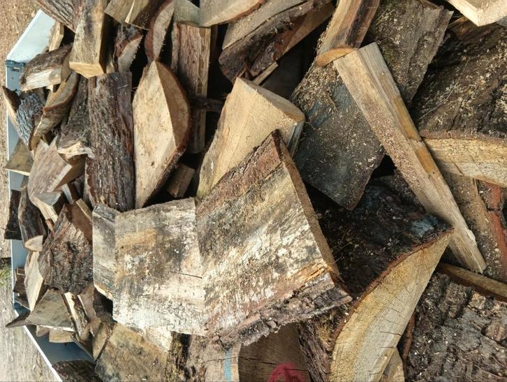 Droog brandhout eik gratis levering, Tuin en Terras, Brandhout, Ophalen