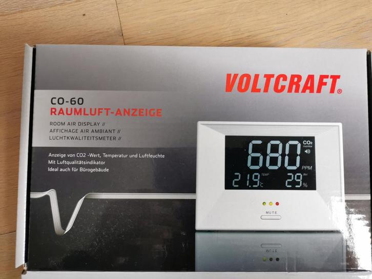 Meetapparaat voor de luchtkwaliteit, Doe-het-zelf en Bouw, Meetapparatuur, Nieuw, Temperatuur, Ophalen of Verzenden