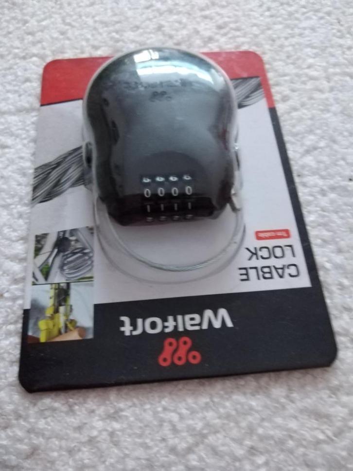 Walfort combinatie-kabelslot nieuw (doos 121), Fietsen en Brommers, Fietsaccessoires | Fietssloten, Nieuw, Kabelslot, Ophalen of Verzenden