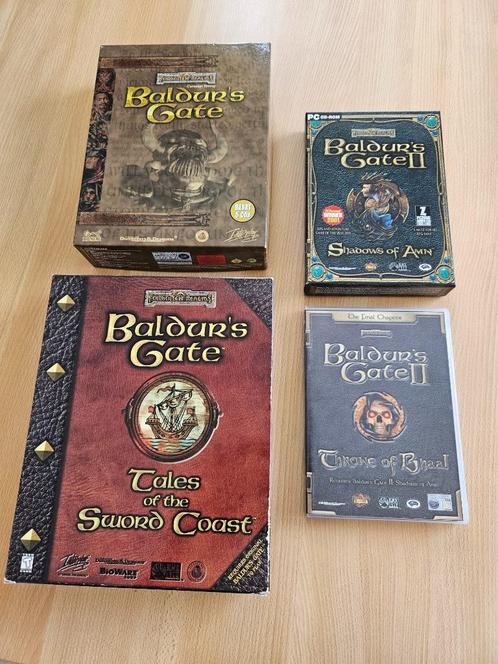 Baldur's Gate 1 en 2 (inclusief uitbreidingsets), Games en Spelcomputers, Games | Pc, Zo goed als nieuw, Role Playing Game (Rpg)