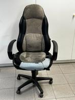 4 oude bureaustoelen, Ophalen, Gebruikt, Zwart, Bureaustoel