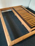vol hout bed 140 200, Ophalen of Verzenden, Gebruikt, Hout