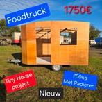 Caravan 750kg rijbewijs B foodtruck pipowagen tiny house 4m, Caravans en Kamperen, Ophalen