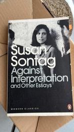 Susan sontag - against interpretation, Livres, Essais, Chroniques & Interviews, Comme neuf, Enlèvement ou Envoi